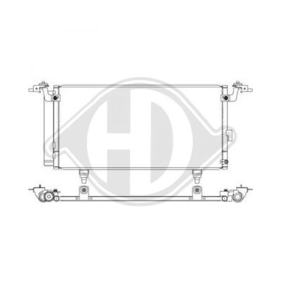 DIEDERICHS Конденсатор, кондиционер DCC1781