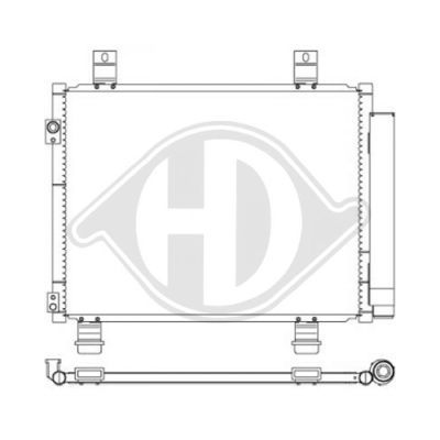 DIEDERICHS Конденсатор, кондиционер DCC1793