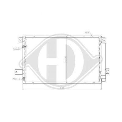 DIEDERICHS Конденсатор, кондиционер DCC1820