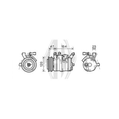 DIEDERICHS Компрессор, кондиционер DCK1151