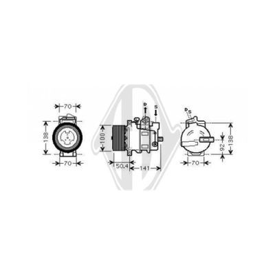 DIEDERICHS Компрессор, кондиционер DCK1354