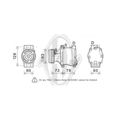 DIEDERICHS Компрессор, кондиционер DCK1520