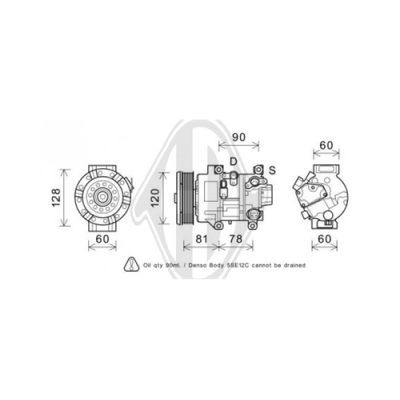 DIEDERICHS Компрессор, кондиционер DCK1551