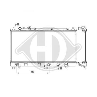DIEDERICHS radiatorius, variklio aušinimas DCM2256