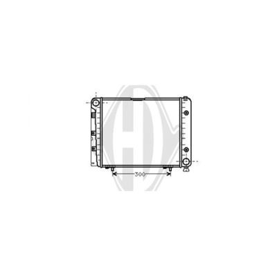 DIEDERICHS radiatorius, variklio aušinimas DCM2316