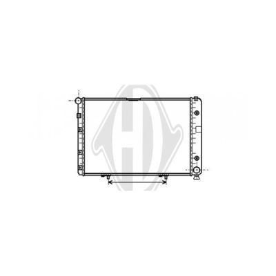 DIEDERICHS Радиатор, охлаждение двигателя DCM2323