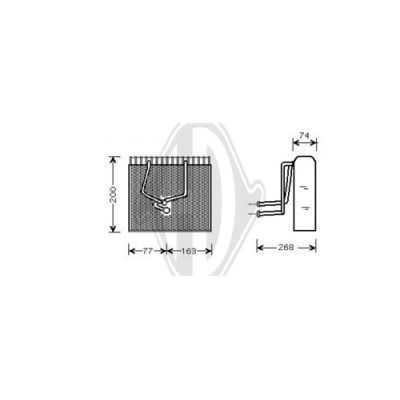 DIEDERICHS Испаритель, кондиционер DCV1108