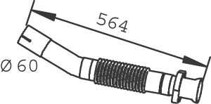 DINEX išleidimo kolektorius 53108