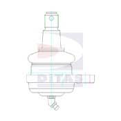 DITAS Шарнир независимой подвески / поворотного рычага A2-1592
