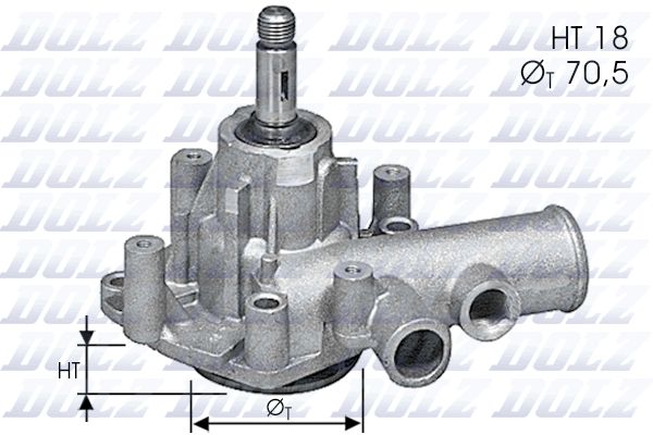 DOLZ Водяной насос M143