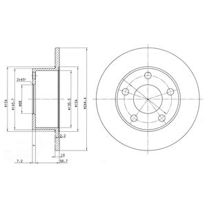 DR!VE+ Тормозной диск DP1010.11.0053