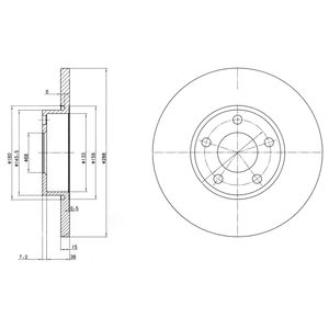 DR!VE+ Тормозной диск DP1010.11.0079