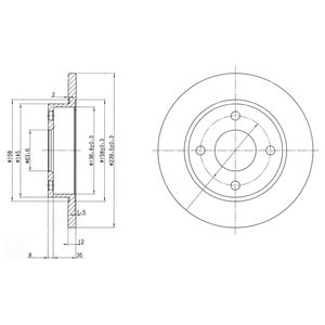 DR!VE+ Тормозной диск DP1010.11.0086