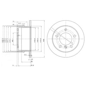 DR!VE+ Тормозной диск DP1010.11.0143