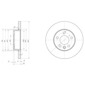 DR!VE+ Тормозной диск DP1010.11.0147