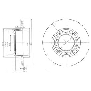 DR!VE+ Тормозной диск DP1010.11.0162