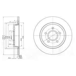 DR!VE+ Тормозной диск DP1010.11.0193