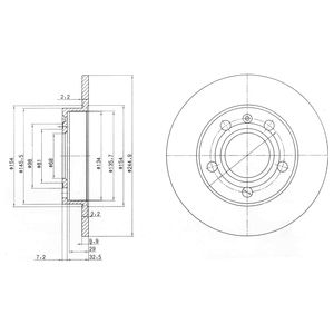 DR!VE+ Тормозной диск DP1010.11.0226