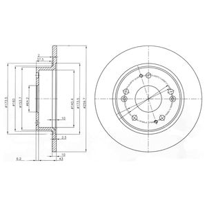 DR!VE+ Тормозной диск DP1010.11.0259