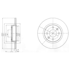 DR!VE+ Тормозной диск DP1010.11.0261