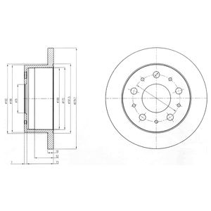 DR!VE+ Тормозной диск DP1010.11.0293