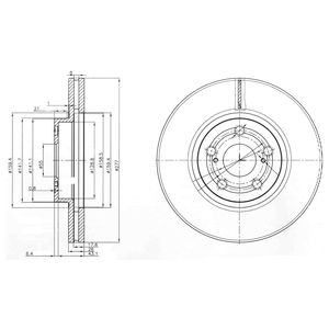 DR!VE+ Тормозной диск DP1010.11.0383