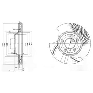 DR!VE+ Тормозной диск DP1010.11.0390