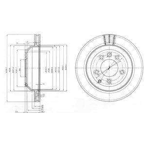 DR!VE+ Тормозной диск DP1010.11.0393