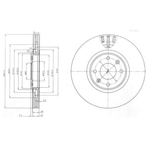 DR!VE+ Тормозной диск DP1010.11.0407