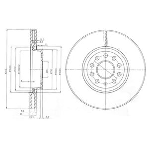 DR!VE+ Тормозной диск DP1010.11.0433