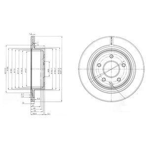 DR!VE+ Тормозной диск DP1010.11.0434