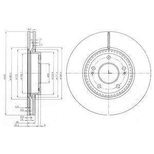 DR!VE+ Тормозной диск DP1010.11.0460