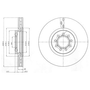 DR!VE+ Тормозной диск DP1010.11.0582