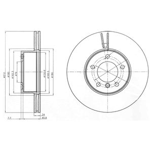 DR!VE+ Тормозной диск DP1010.11.0600