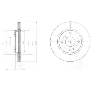 DR!VE+ Тормозной диск DP1010.11.0620