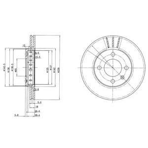 DR!VE+ Тормозной диск DP1010.11.0692