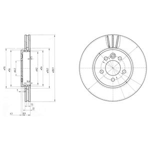 DR!VE+ Тормозной диск DP1010.11.0755