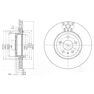 DR!VE+ Тормозной диск DP1010.11.0843