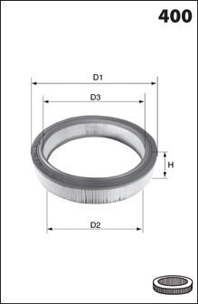 DR!VE+ oro filtras DP1110.10.0001