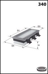 DR!VE+ oro filtras DP1110.10.0063