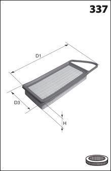 DR!VE+ oro filtras DP1110.10.0101