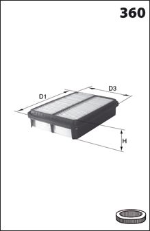 DR!VE+ oro filtras DP1110.10.0155