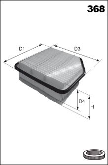 DR!VE+ oro filtras DP1110.10.0175