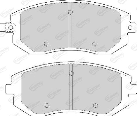 DURON Комплект тормозных колодок, дисковый тормоз DBP201639