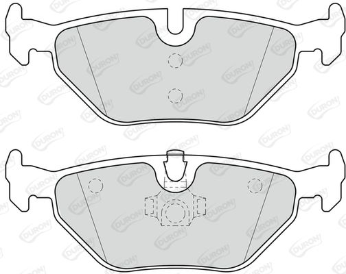 DURON Комплект тормозных колодок, дисковый тормоз DBP211301
