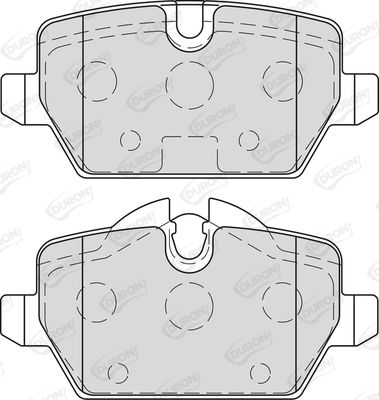 DURON Комплект тормозных колодок, дисковый тормоз DBP211806