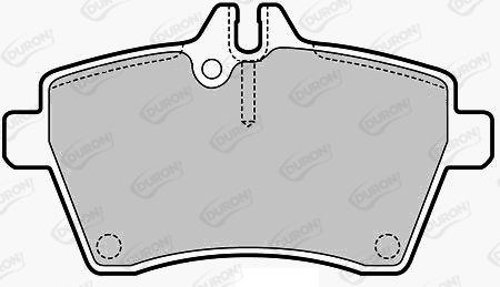 DURON Комплект тормозных колодок, дисковый тормоз DBP221749