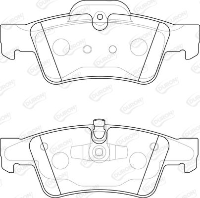 DURON Комплект тормозных колодок, дисковый тормоз DBP221831
