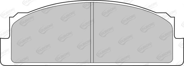 DURON Комплект тормозных колодок, дисковый тормоз DBP230022