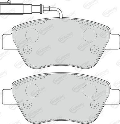 DURON stabdžių trinkelių rinkinys, diskinis stabdys DBP231466